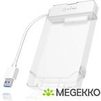 ICY BOX IB-AC703-U3 SATA III USB 3.0 Wit 2,5  behuizing, Computers en Software, Computerbehuizingen, Verzenden, Nieuw