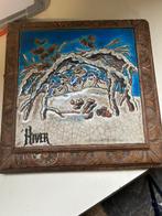 Longwy - Schotel - winter - Keramiek, Hout, emaille -