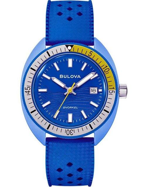 Bulova - NO RESERVE PRICE - SNORKEL Blue Tang - Hybrid, Sieraden, Tassen en Uiterlijk, Horloges | Heren