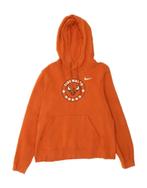 NIKE Womens Bulls Graphic Hoodie Jumper UK 16 Large Orange, Kleding | Dames, Truien en Vesten, Verzenden, Nieuw