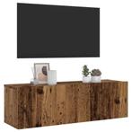 vidaXL Tv-wandmeubel 100x30x30 cm bewerkt hout oud, Verzenden, Nieuw, Overige houtsoorten