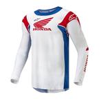 Alpinestars Honda Racer Iconic Jersey Wit Helderblauw, Motoren, Kleding | Motorkleding, Nieuw met kaartje, Overige typen, Alpinestars