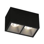 Delta Light Boxy L+ Plafondlamp LED 2-lichts, zwart, Huis en Inrichting, Lampen | Spots, Verzenden, Nieuw