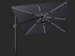 Challenger T2 glow zweefparasol 300x300 cm antraciet met, Tuin en Terras, Parasols, Ophalen of Verzenden, Nieuw