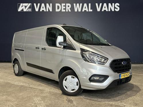 Ford Transit Custom 2.0 TDCI L2H1 Euro6 Airco | Camera | Nav, Auto's, Bestelauto's, Dealer onderhouden, Lease, Zwart, Handgeschakeld