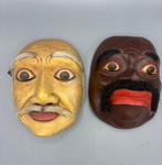 Een paar maskers Topèng Tua Theatre - Hout - Indonesië -