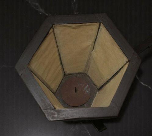 Handkaars Teshoku() - Hout, Papier - Japan - Meiji, Antiek en Kunst, Antiek | Overige Antiek