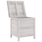 Tuinbox 50x49x56,5 cm massief vurenhout wit (Partytenten), Verzenden, Nieuw
