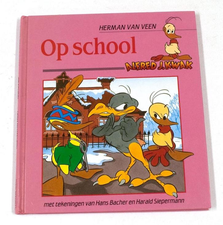 Op school / De wonderlijke avonturen van Alfred J. Kwak / 1, Boeken, Kinderboeken | Jeugd | 13 jaar en ouder, Gelezen, Verzenden