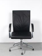 Ahrend 350 bureaustoel, zwart leder, Huis en Inrichting, Bureaustoelen, Ophalen of Verzenden, Nieuw