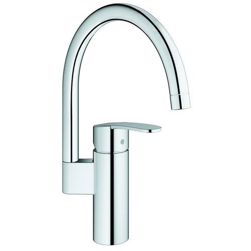 Keukenkraan Grohe Wave Cosmopolitan Hoge Uitloop Chroom, Doe-het-zelf en Verbouw, Sanitair, Kraan, Nieuw, Chroom, Ophalen of Verzenden
