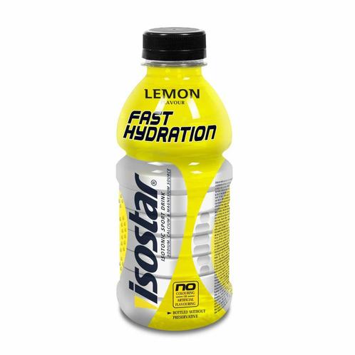 12x Isostar Fast Hydration & Perform Lemon 500 ml, Diversen, Verpleegmiddelen, Nieuw, Verzenden