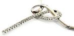 Halsketting - 18 karaat Witgoud - 0.45ct. tw. Diamant, Sieraden, Tassen en Uiterlijk, Kettingen, Nieuw