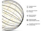 FlinQ Lichtbol Kerstverlichting Buiten - 60 CM, Verzenden, Nieuw