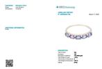 Trouwring - 14 karaat Geel goud - 0.84ct. tw. Tanzaniet -