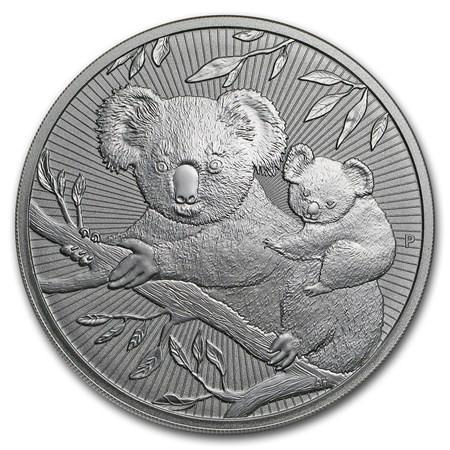 The Next Generation - Koala Mother and Baby - 10 oz 2018, Postzegels en Munten, Munten en Bankbiljetten | Verzamelingen, Munten