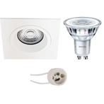 Voordeelset: LED Spot Set - Pragmi Rodos Pro - GU10 Fitting, Metaal of Aluminium, Nieuw, Ophalen of Verzenden, Led