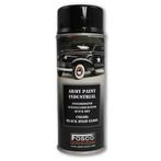 Spuitbus leger verf zwart glans