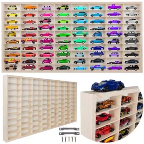 Kruzzel Houten Plank voor 80 Autos - Stijlvolle en Prakt..., Kinderen en Baby's, Speelgoed | Overig, Nieuw, Ophalen of Verzenden