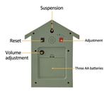 Moderne Koekoek Wandklok met Quartz Uurwerk 20 × 25 cm, Verzenden, Nieuw