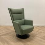 Kinnarps Apollo Relax fauteuil met draaiplateau, groen, Huis en Inrichting, Fauteuils, Ophalen of Verzenden, Gebruikt, Stof