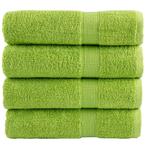 vidaXL Badhanddoeken SOLUND 4 st 600 g/m² 70x140 cm, Verzenden, Nieuw, Groen