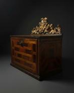 Archiefkast - Satijnhout - Een mooi marqueteriekastje, Antiek en Kunst, Antiek | Meubels | Stoelen en Banken