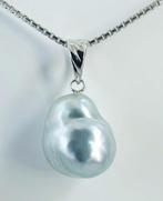 Zonder Minimumprijs - Hanger - 18 karaat Witgoud Parel -, Sieraden, Tassen en Uiterlijk, Antieke sieraden