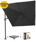 Challenger T2 premium zweefparasol 350x260 cm faded black, Ophalen of Verzenden, Nieuw