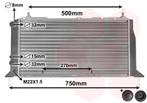 RADIATOR VOOR AUDI 80 B3 1986-1991 893121251, Ophalen of Verzenden, Nieuw