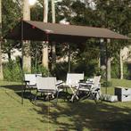 vidaXL Kampeerluifel waterdicht 406x306 cm bruin, Caravans en Kamperen, Verzenden, Nieuw, Tot en met 2