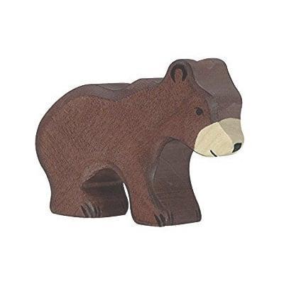 Holztiger - Houten Dieren - Bruine beer klein 8 cm, Kinderen en Baby's, Speelgoed | Overig