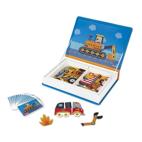 Janod Magnetibook - Racers, Kinderen en Baby's, Speelgoed | Overig