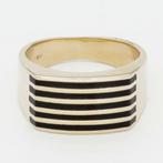 Ring - 14 karaat Geel goud - Emaille, Nieuw