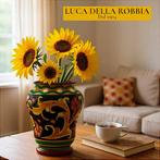 Luca Della Robbia - Pot - Deur Fiori in Keramiek met, Antiek en Kunst