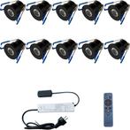 LED Veranda Spot Complete Set - Velvalux - 10 Stuks - 3W -, Metaal of Aluminium, Nieuw, Ophalen of Verzenden, Led