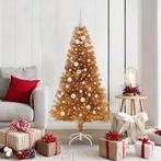 vidaXL Kerstboom met 150 LED met standaard Goud 150 cm PET, Diversen, Kerst, Verzenden, Nieuw