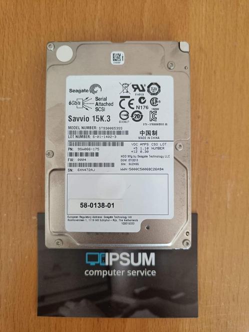 Seagate ST9300653SS 300GB 15k SAS schijf, Computers en Software, Harde schijven, Refurbished, Ophalen of Verzenden