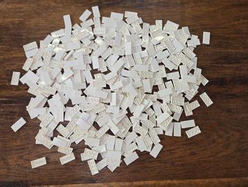 Lego Onderdelen - Partij tegel tiles 2x4 wit nieuw veel beschikbaar voor biedingen