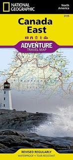 Wegenkaart - Landkaart Oost-Canada - Adventure Map National, Nieuw, Verzenden