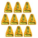 Set van 10 kruiswaterpassen met schroefgaten (geel), Ophalen of Verzenden, Nieuw