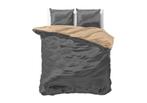 Sleeptime Beauty Double Face Dekbedovertrek Taupe/Anthracite, Nieuw