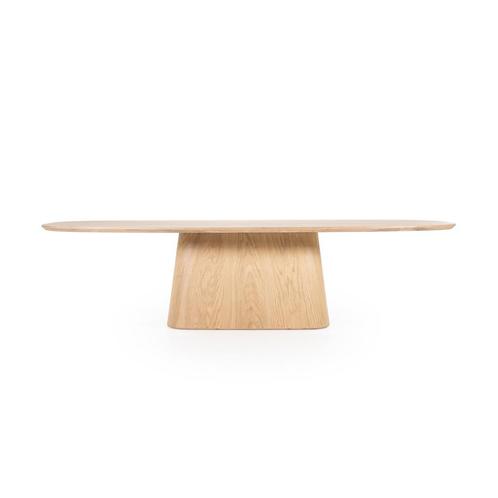 *WOONWINKEL* Eleonora Nola Eettafel Deens Ovaal Eiken Fineer, Huis en Inrichting, Tafels | Eettafels, Nieuw, Verzenden