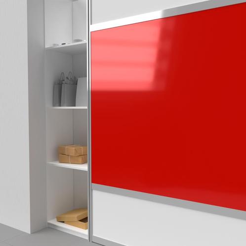 Lacobel luminous red 6 mm (onafgewerkt), Doe-het-zelf en Verbouw, Glas en Ramen, Nieuw, Ophalen of Verzenden