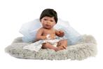 Llorens Pop Nico Met Kussen Blauw 40cm (Poppen 37- 45 cm), Kinderen en Baby's, Speelgoed | Poppen, Ophalen of Verzenden, Nieuw