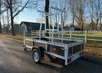 Steigeraanhanger bakwagen + steigerbok 250x130 750kg BEZORGD, Doe-het-zelf en Verbouw, Verzenden, Nieuw, Overige typen, 2 tot 5 meter