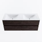 MONDIAZ VICA 130cm badmeubel onderkast Dark Brown 4 lades., Ophalen of Verzenden, Nieuw, Bad