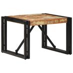vidaXL Salontafel 50x50x35 cm massief gerecycled hout, 50 tot 100 cm, Verzenden, Vierkant, Nieuw
