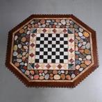 schaaktafel  centertable ca 1840 met pietra dura blad op Pa, Antiek en Kunst, Ophalen of Verzenden