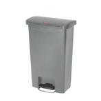 Rubbermaid Slim Jim Step-On container 50 liter - grijs, Verzenden